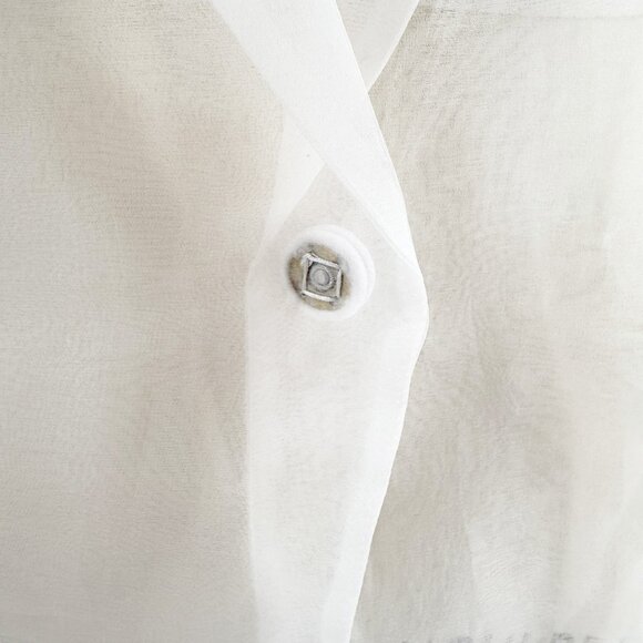 Tela9 Vest Top Gilet Lunatica Jacket in White - Picture 3 of 11